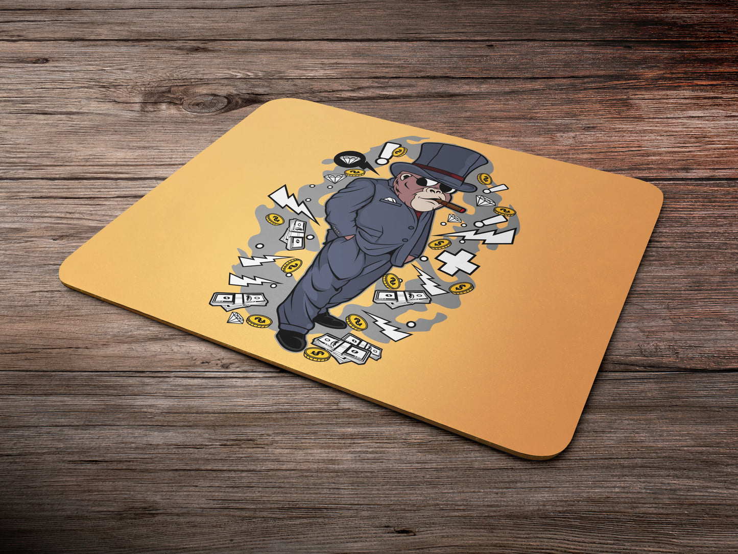 Gorilla The Business Manmousepad mockup style 6