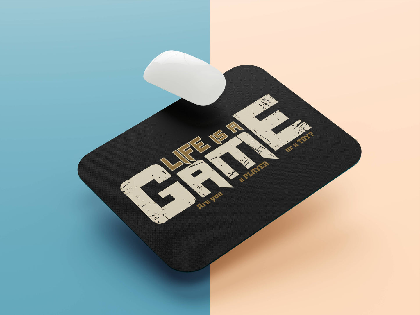 Life is a Game mousepad mockup style 1