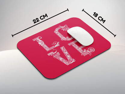 LOVE Textmousepad mockup style 3