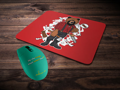 Bear the Carpentermousepad mockup style 2