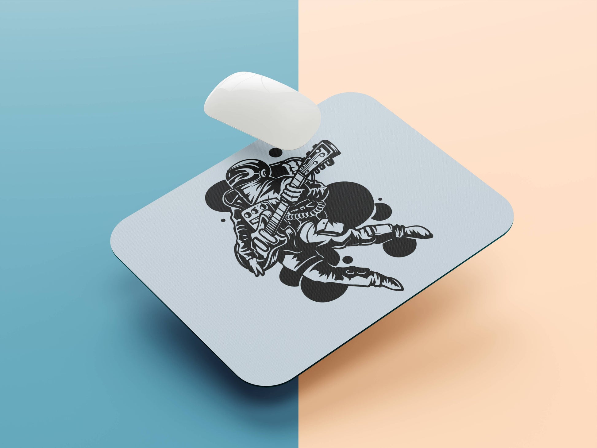 Men Playing Guitar mousepad mockup style 1