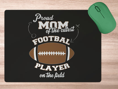 Proud Mom Football Playermousepad mockup style 5