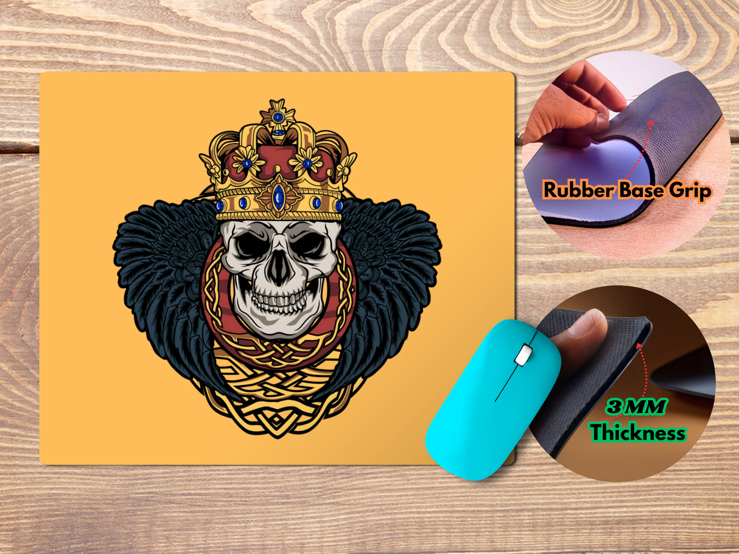 Skeleton Kingmousepad mockup style 4