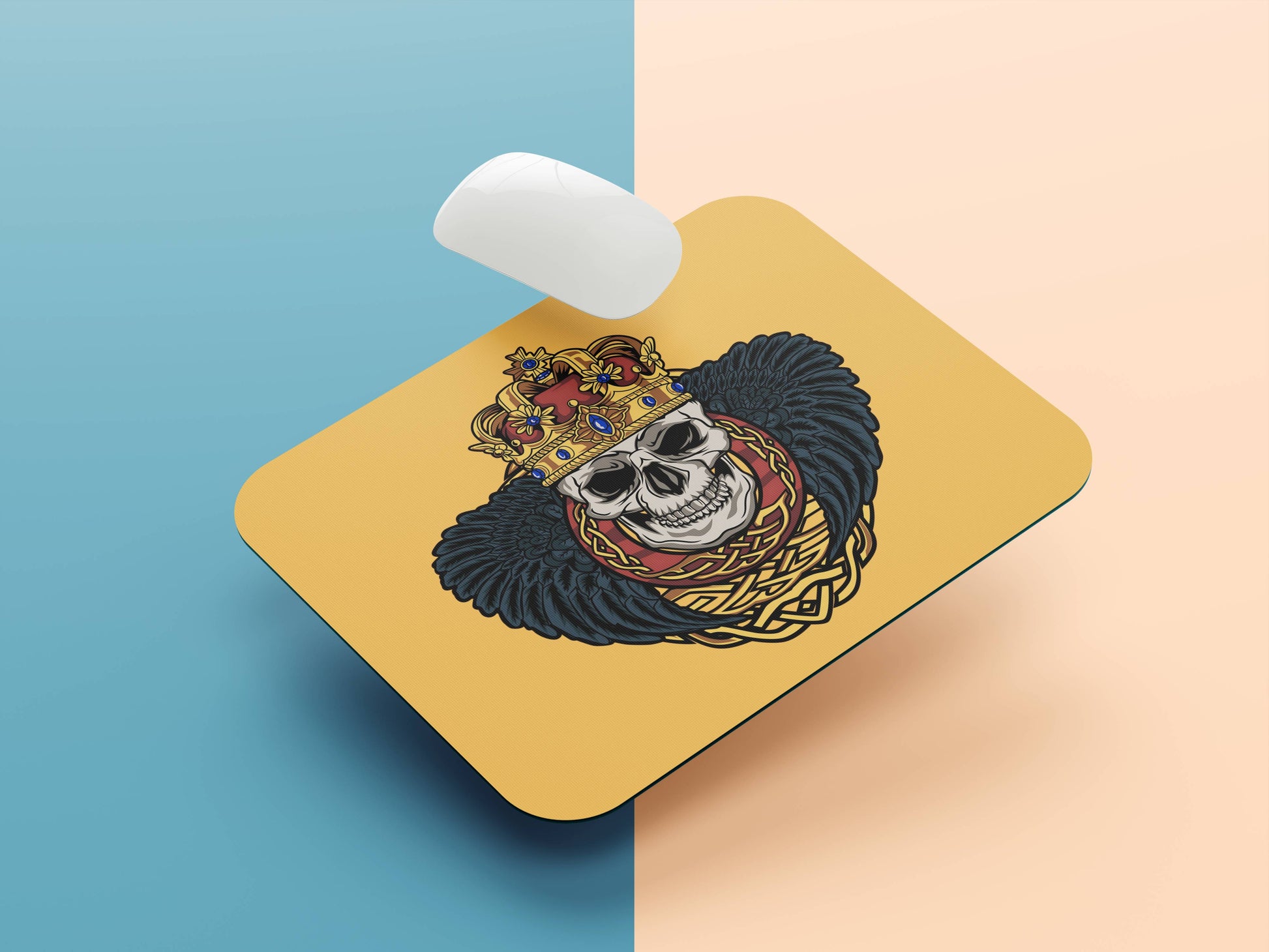 Skeleton King mousepad mockup style 1