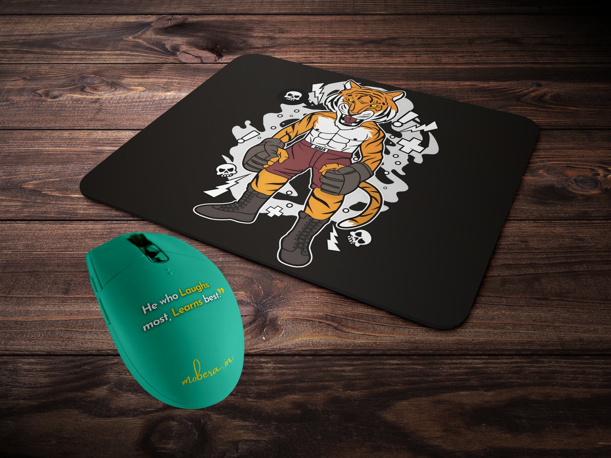 Tiger the Boxermousepad mockup style 2