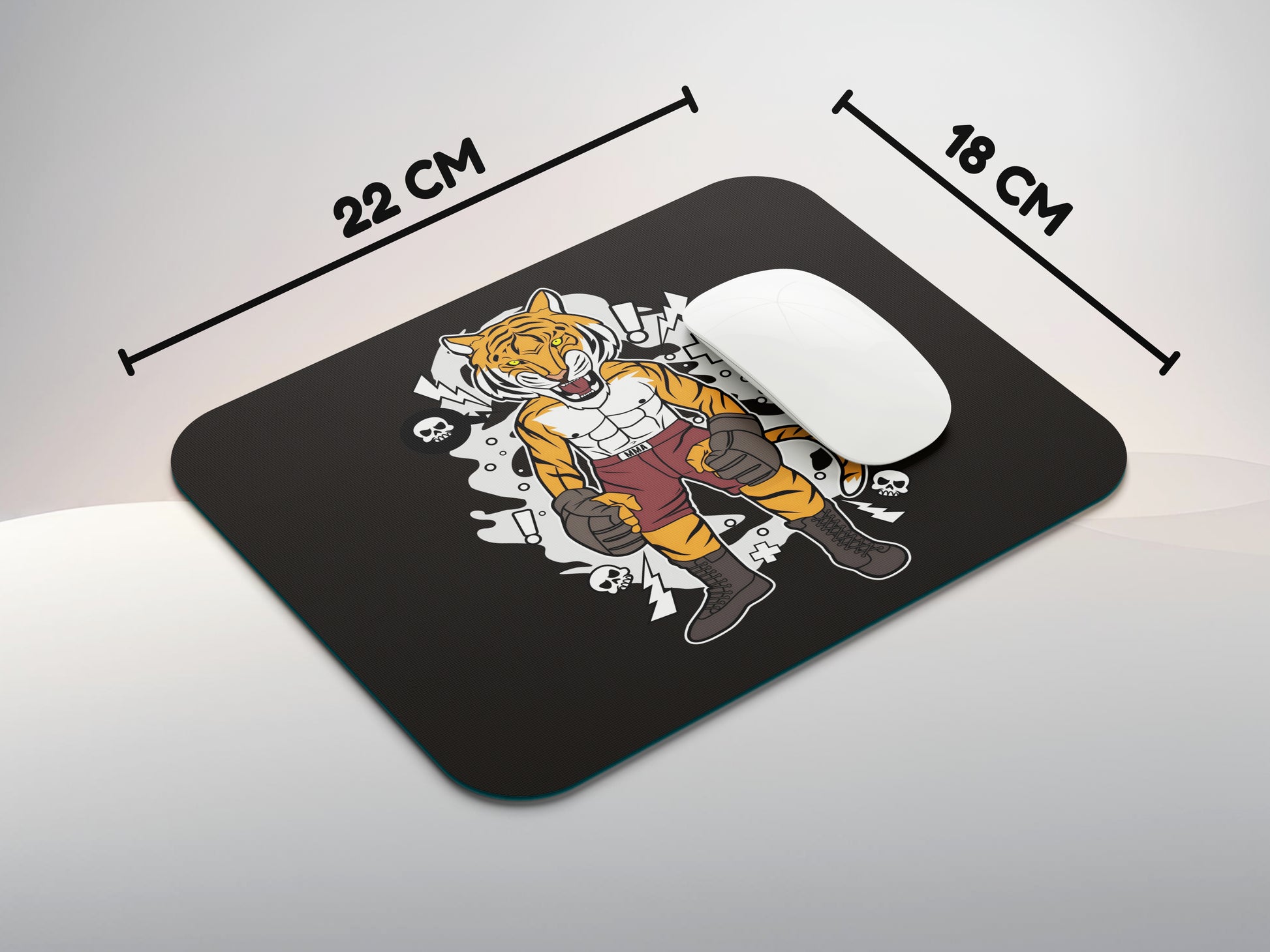 Tiger the Boxermousepad mockup style 3