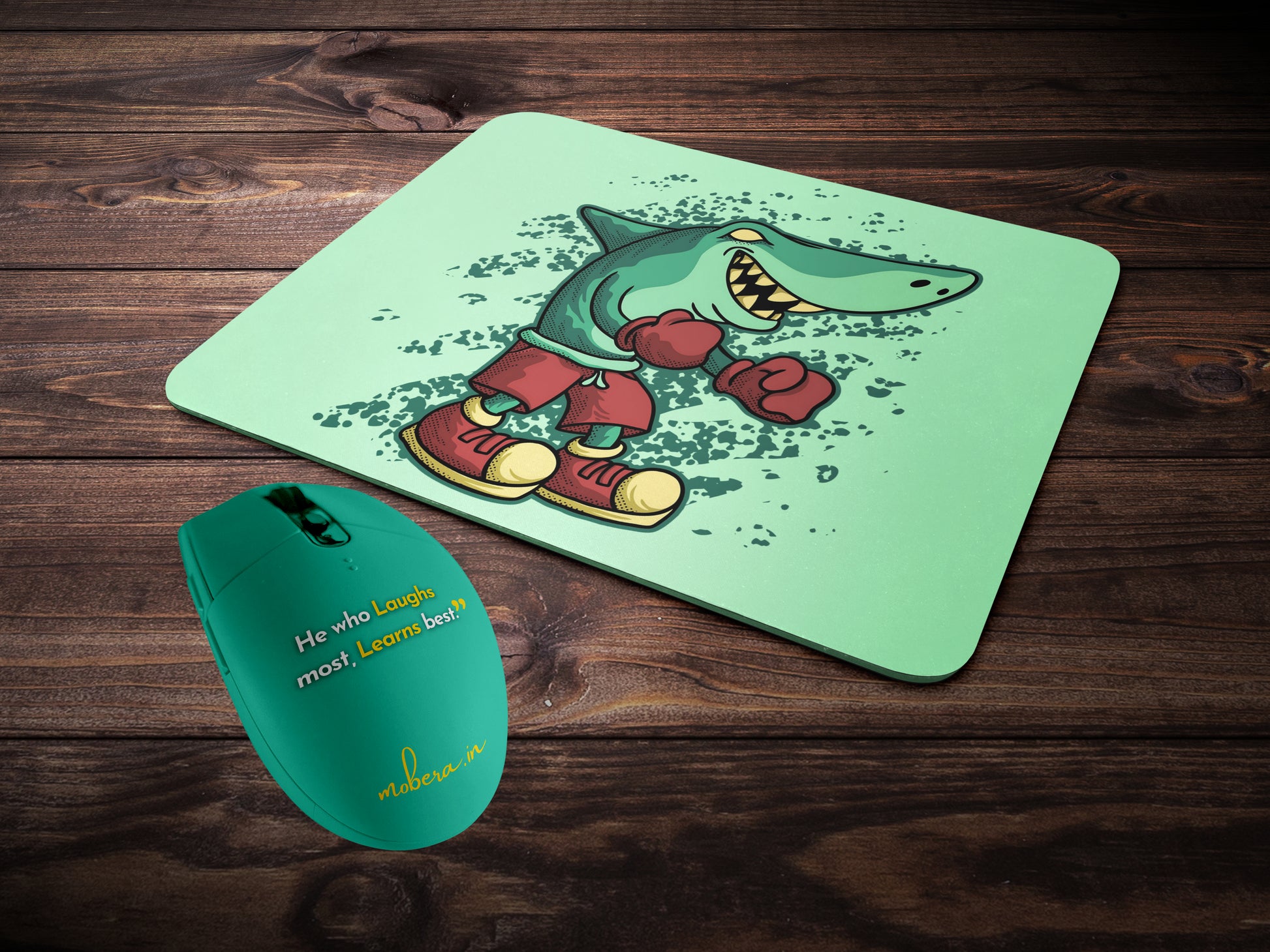 Whale as a Boxermousepad mockup style 2