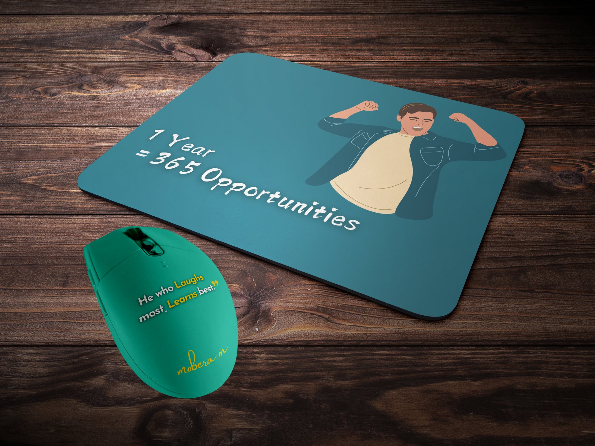 1 Year = 365 Opportunitiesmousepad mockup style 2