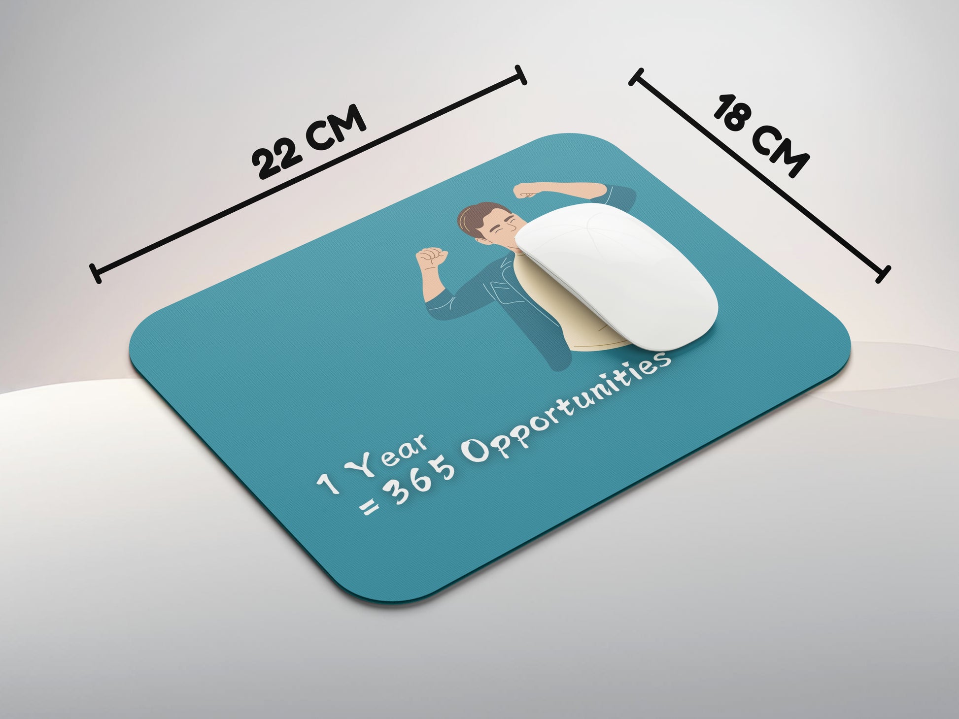 1 Year = 365 Opportunitiesmousepad mockup style 3