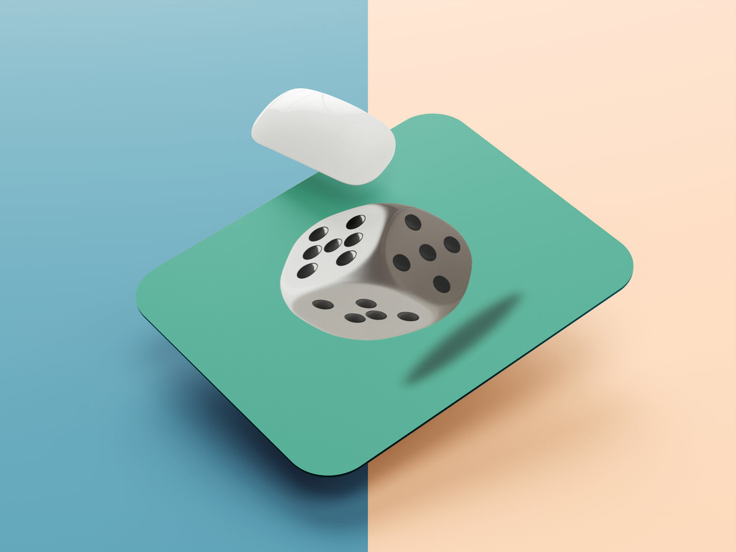 Dice mousepad mockup style 1