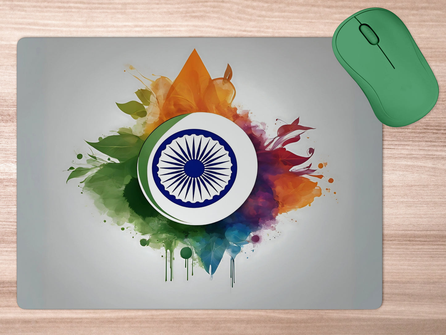Indian Flag typemousepad mockup style 5
