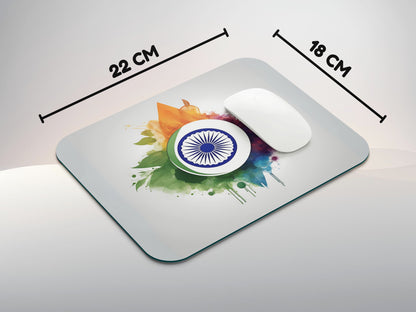 Indian Flag typemousepad mockup style 3