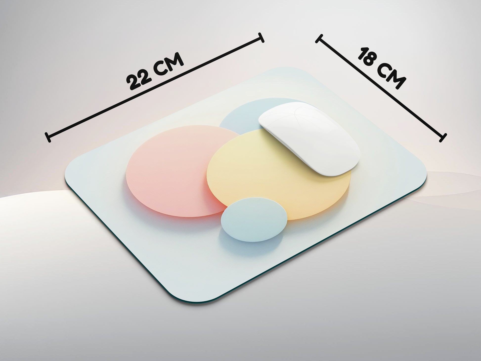 Multiple Roundsmousepad mockup style 3