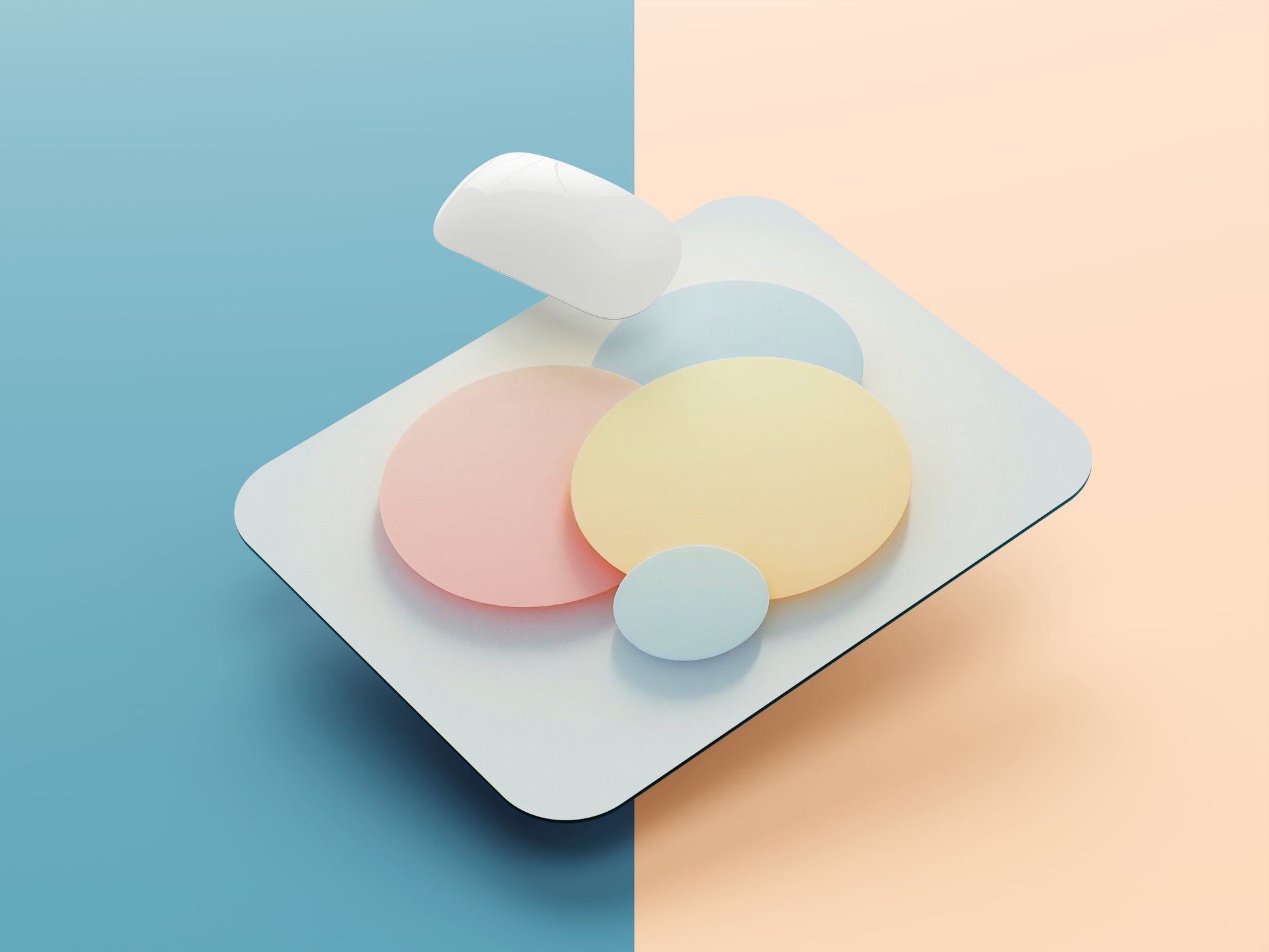 Multiple Rounds mousepad mockup style 1