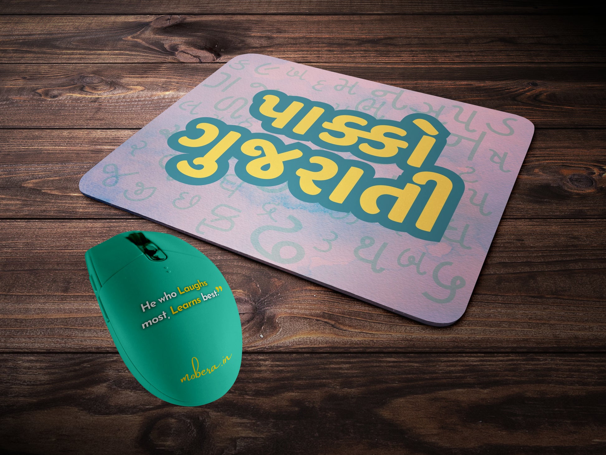 Pakko Gujaratimousepad mockup style 2