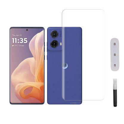 Mobera UV Tempered Glass for Motorola Moto G85 | Full Glue Screen Protector