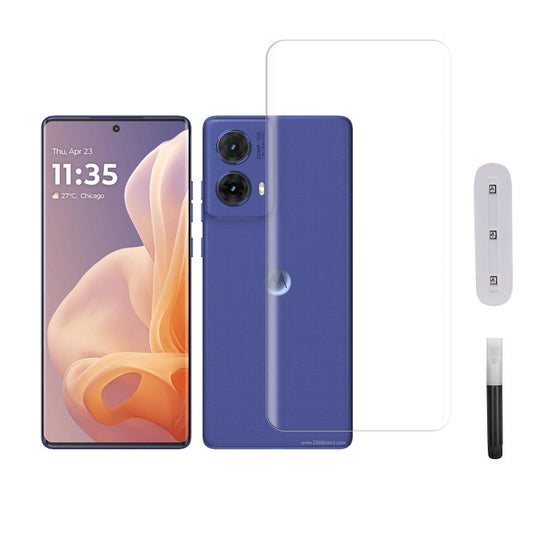 Mobera UV Tempered Glass for Motorola Moto G85 | Full Glue Screen Protector