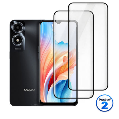 Oppo A2x tempered glass pack of 2