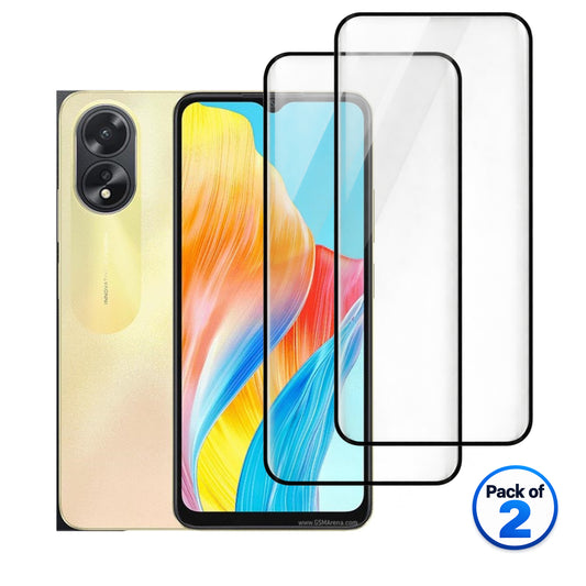 Oppo A38 tempered glass pack of 2
