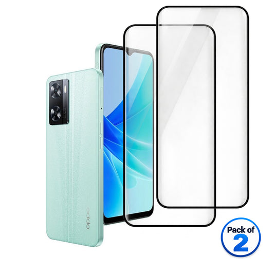 Oppo A57 4G tempered glass pack of 2