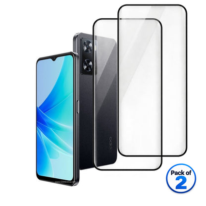Oppo A57e tempered glass pack of 2