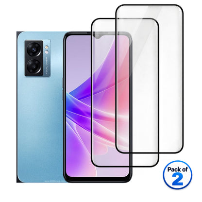 Oppo A77 tempered glass pack of 2