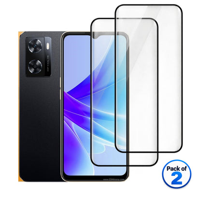 Oppo A77s tempered glass pack of 2
