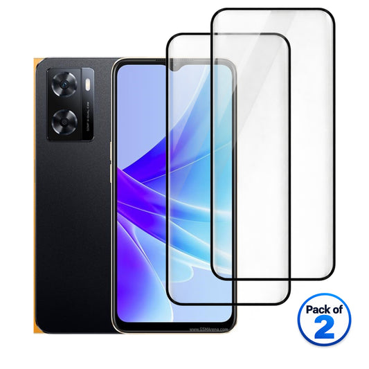 Oppo A77s tempered glass pack of 2