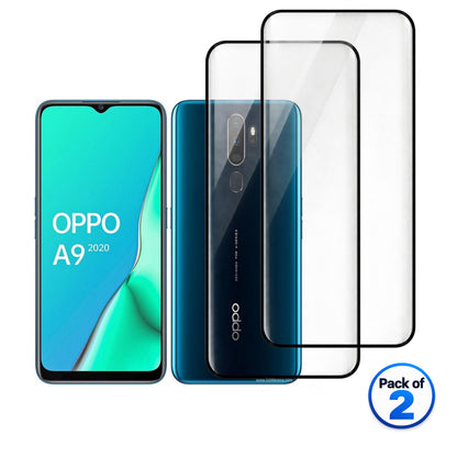 Oppo A9 (2020) tempered glass pack of 2