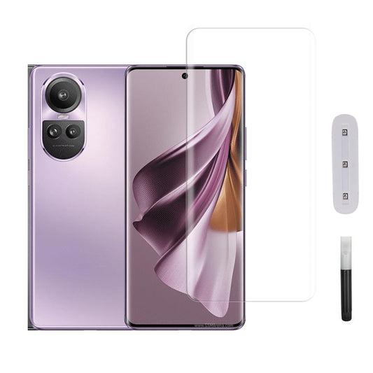Mobera UV Tempered Glass for Oppo Reno10 Pro | Full Glue Screen Protector