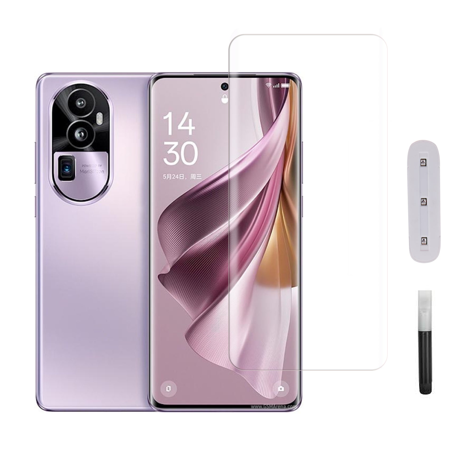 Mobera UV Tempered Glass for Oppo Reno10 Pro Plus | Full Glue Screen Protector