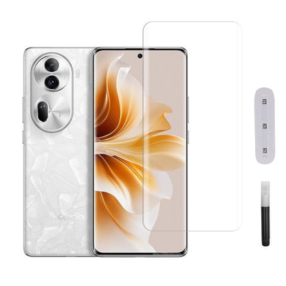 Mobera UV Tempered Glass for Oppo Reno11 Pro | Full Glue Screen Protector