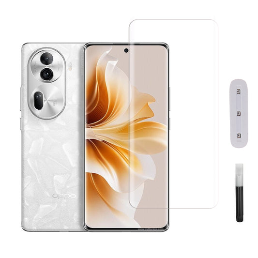Mobera UV Tempered Glass for Oppo Reno11 Pro | Full Glue Screen Protector