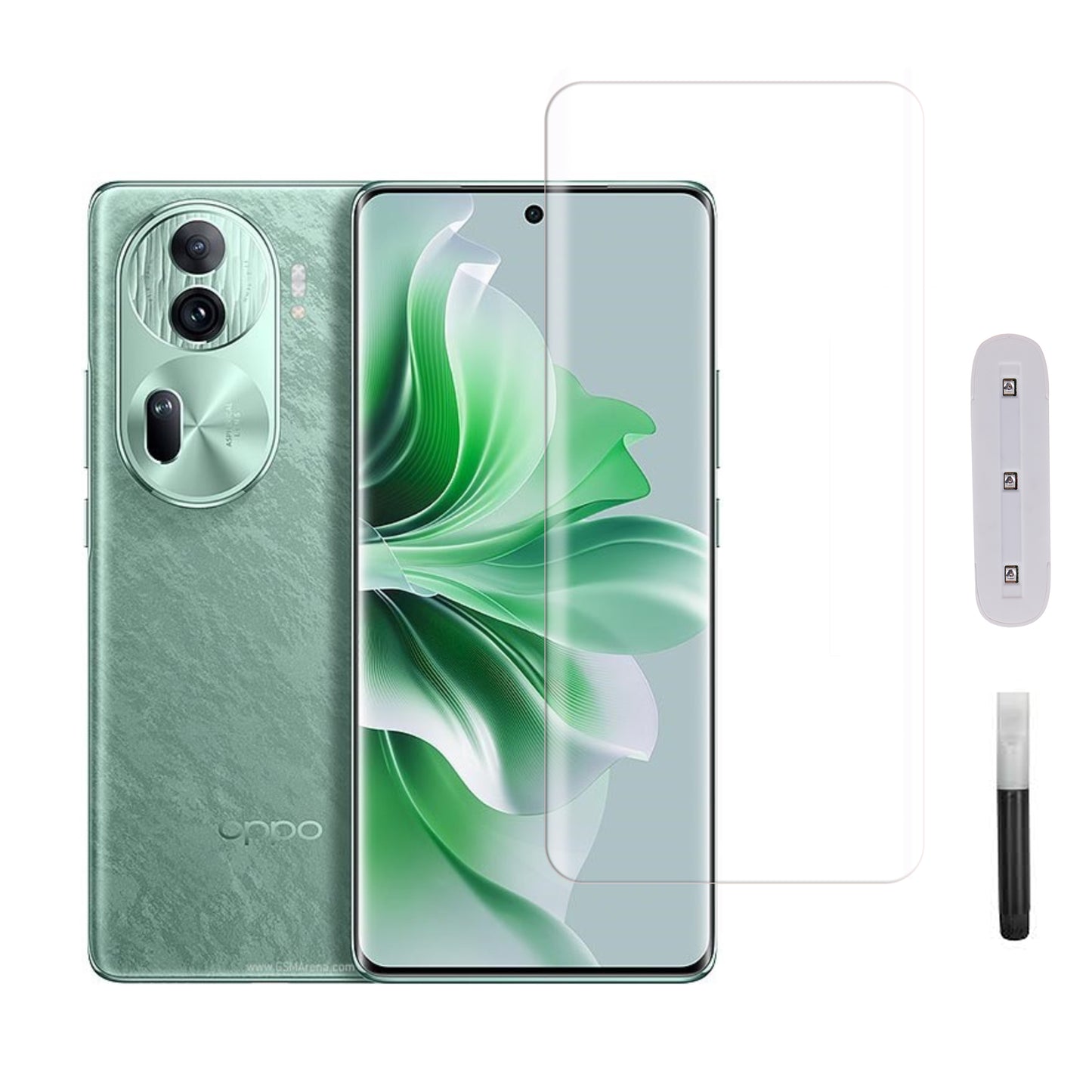 Mobera UV Tempered Glass for Oppo Reno11 Pro (China) | Full Glue Screen Protector