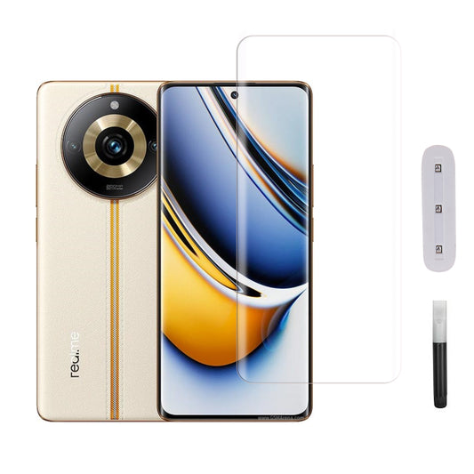Mobera UV Tempered Glass for Realme 11 Pro Plus | Full Glue Screen Protector
