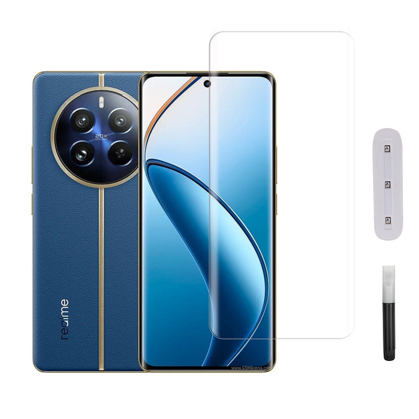 Mobera UV Tempered Glass for Realme 12 Pro | Full Glue Screen Protector