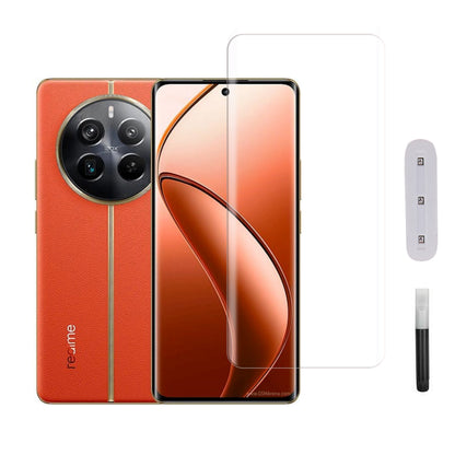 Mobera UV Tempered Glass for Realme 12 Pro Plus | Full Glue Screen Protector