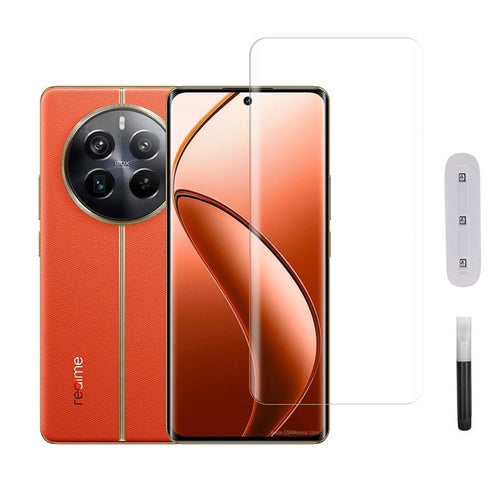 Mobera UV Tempered Glass for Realme 12 Pro Plus | Full Glue Screen Protector