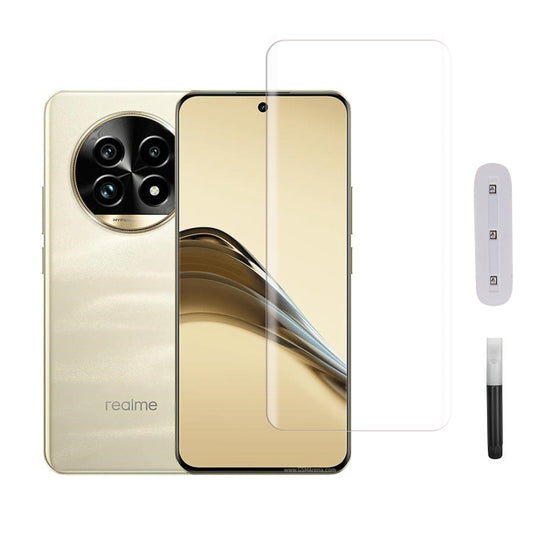 Mobera UV Tempered Glass for Realme 13 Pro Plus | Full Glue Screen Protector