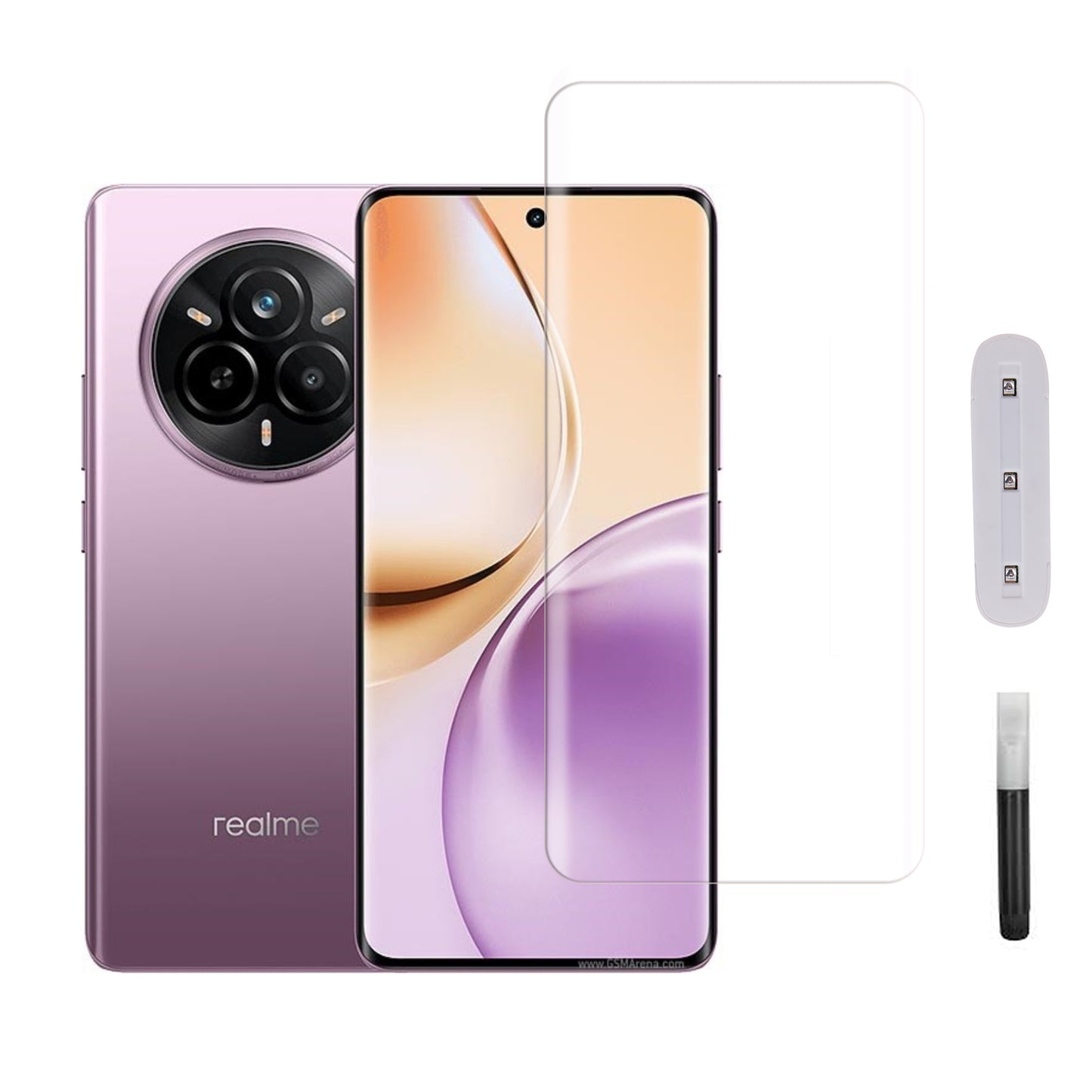 Mobera UV Tempered Glass for Realme 14 Pro | Full Glue Screen Protector