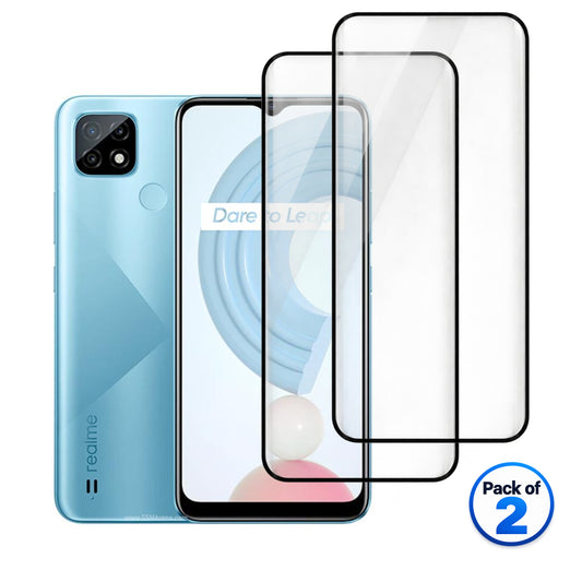 Realme C21 tempered glass pack of 2