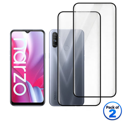 Realme Narzo 20A tempered glass pack of 2