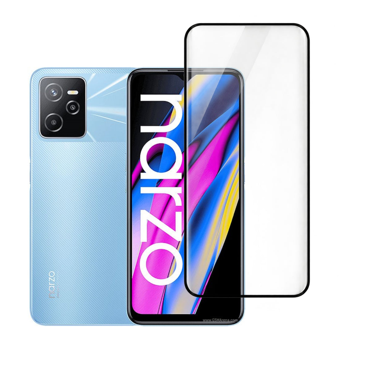 MobERA Tempered Glass for Realme Narzo 50A Prime | Screen Protector