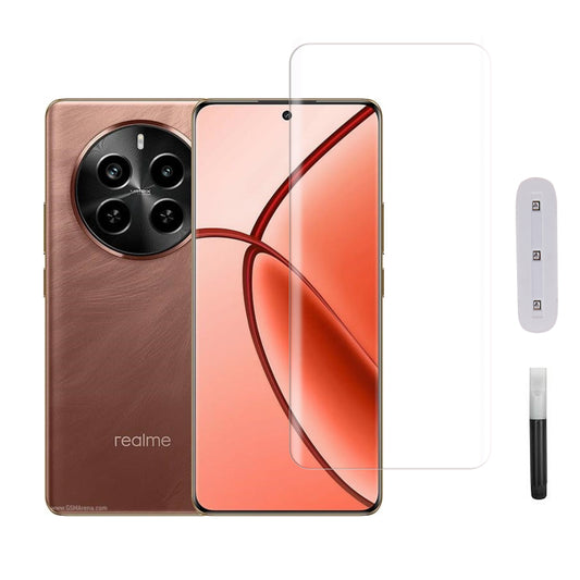Mobera UV Tempered Glass for Realme P1 Pro | Full Glue Screen Protector