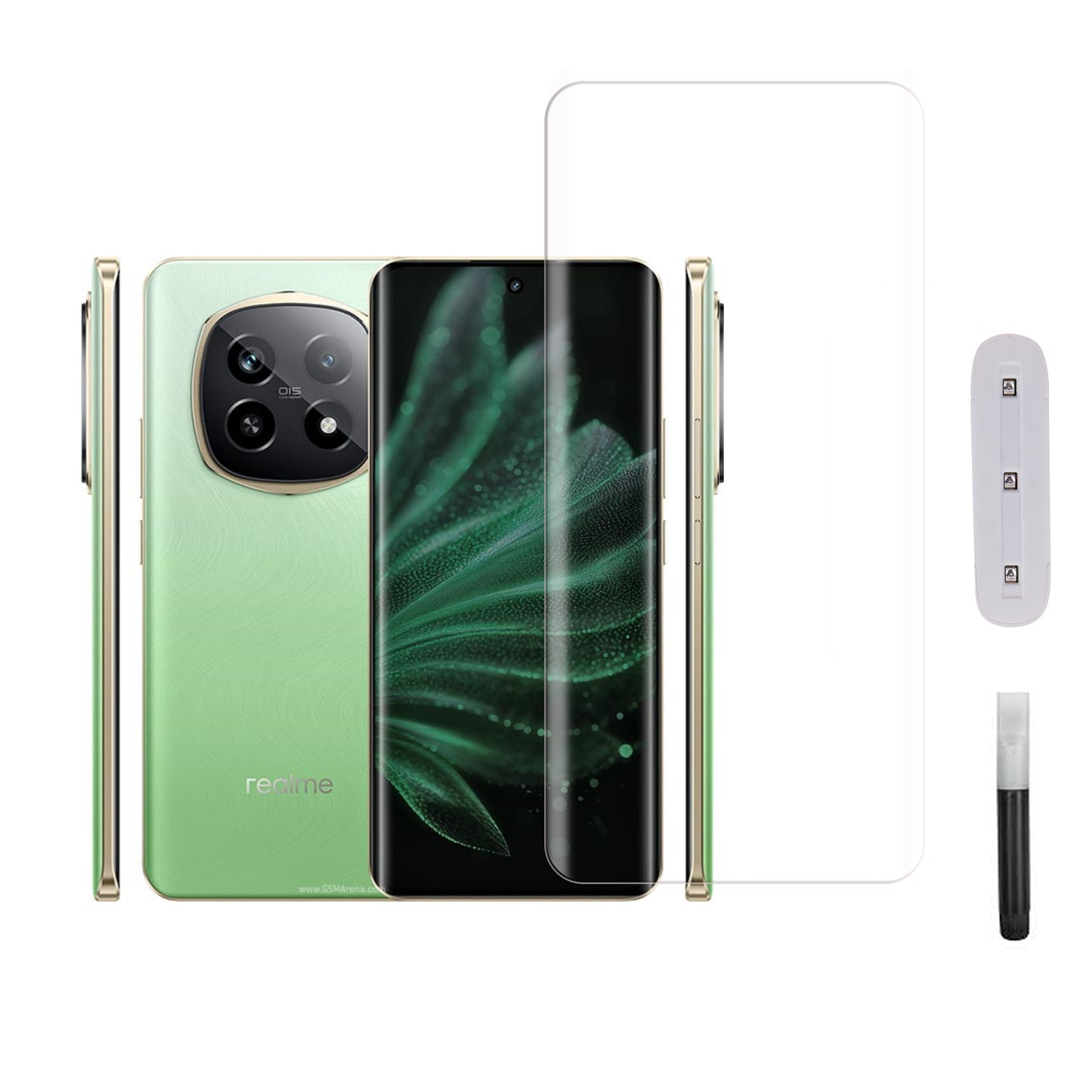 Mobera UV Tempered Glass for Realme P2 Pro | Full Glue Screen Protector