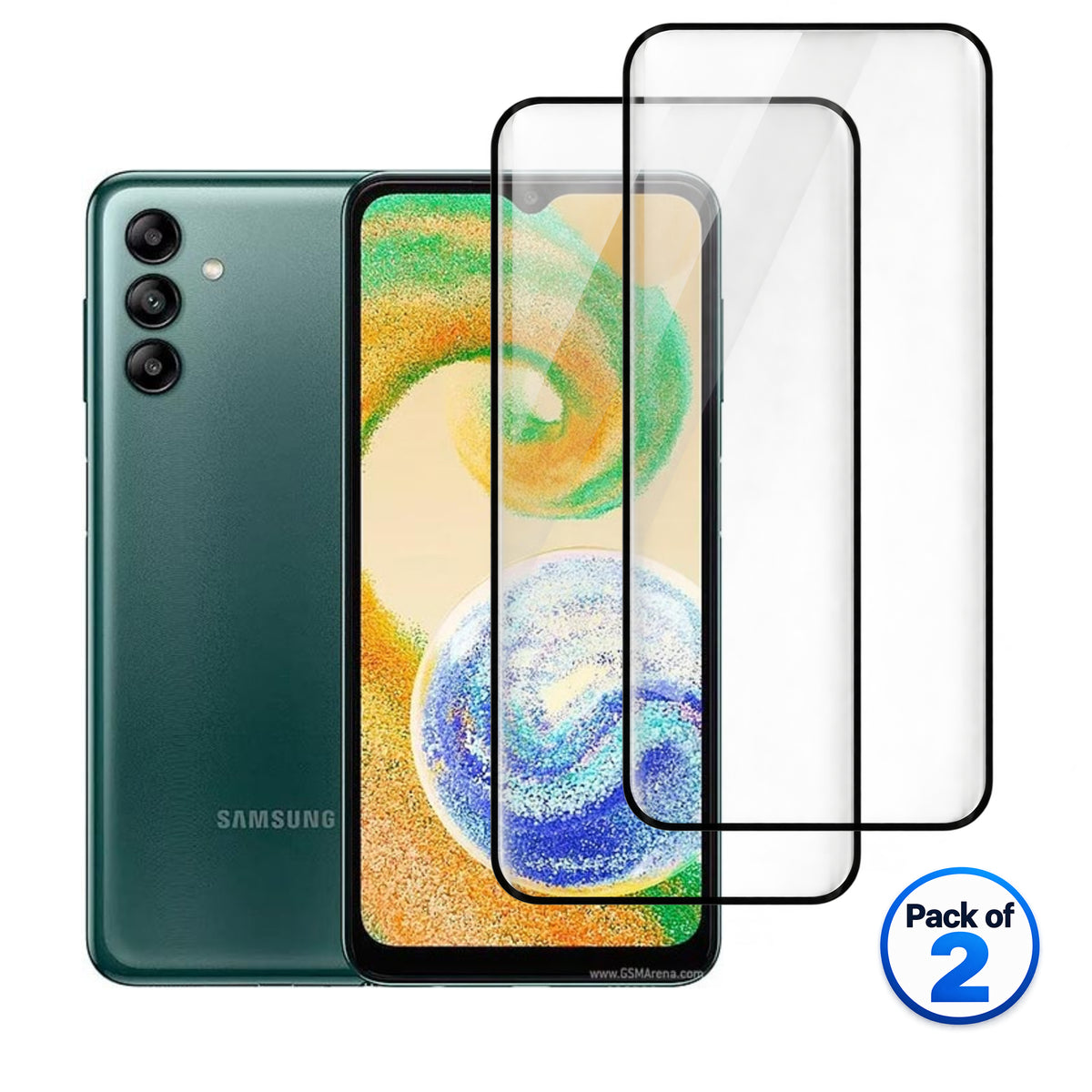 Samsung Galaxy A04s tempered glass pack of 2