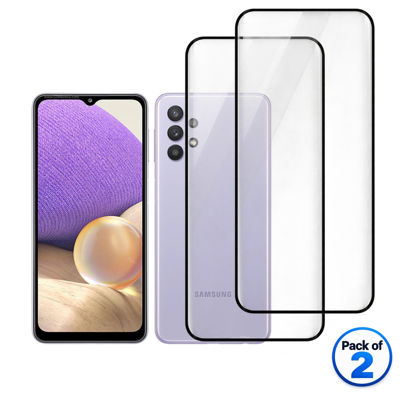 Samsung Galaxy A32 5G tempered glass pack of 2