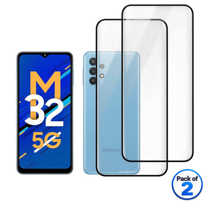 Samsung Galaxy M32 5G tempered glass pack of 2