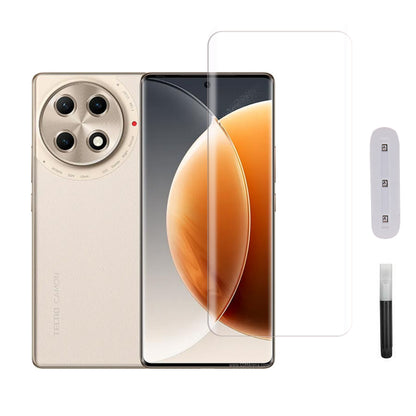 Mobera UV Tempered Glass for Tecno Camon 30S Pro | Full Glue Screen Protector