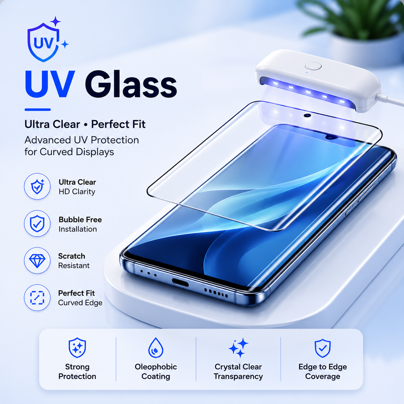 uv tempered glass mobera